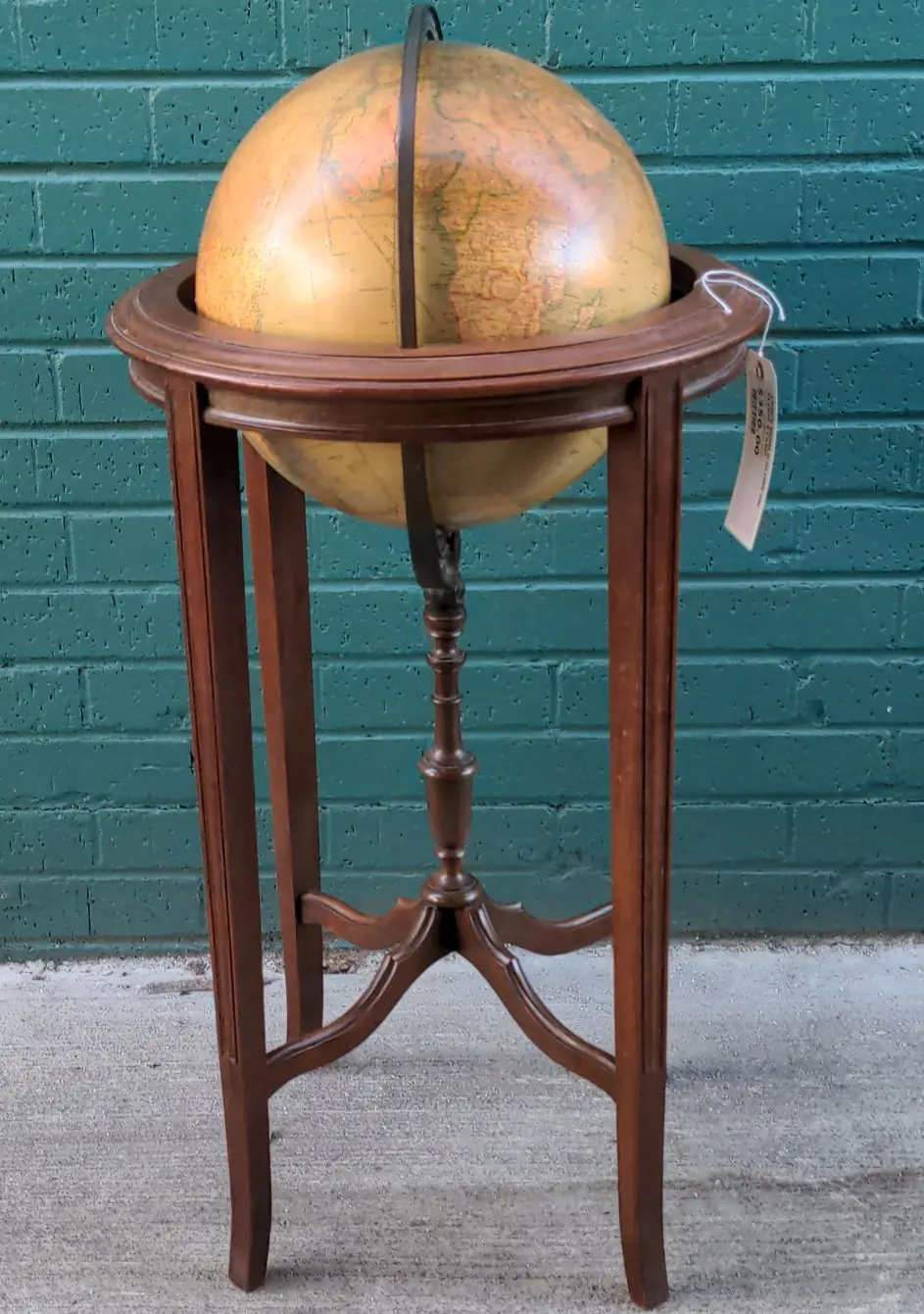 1930'S World Globe On Floor Stand 1
