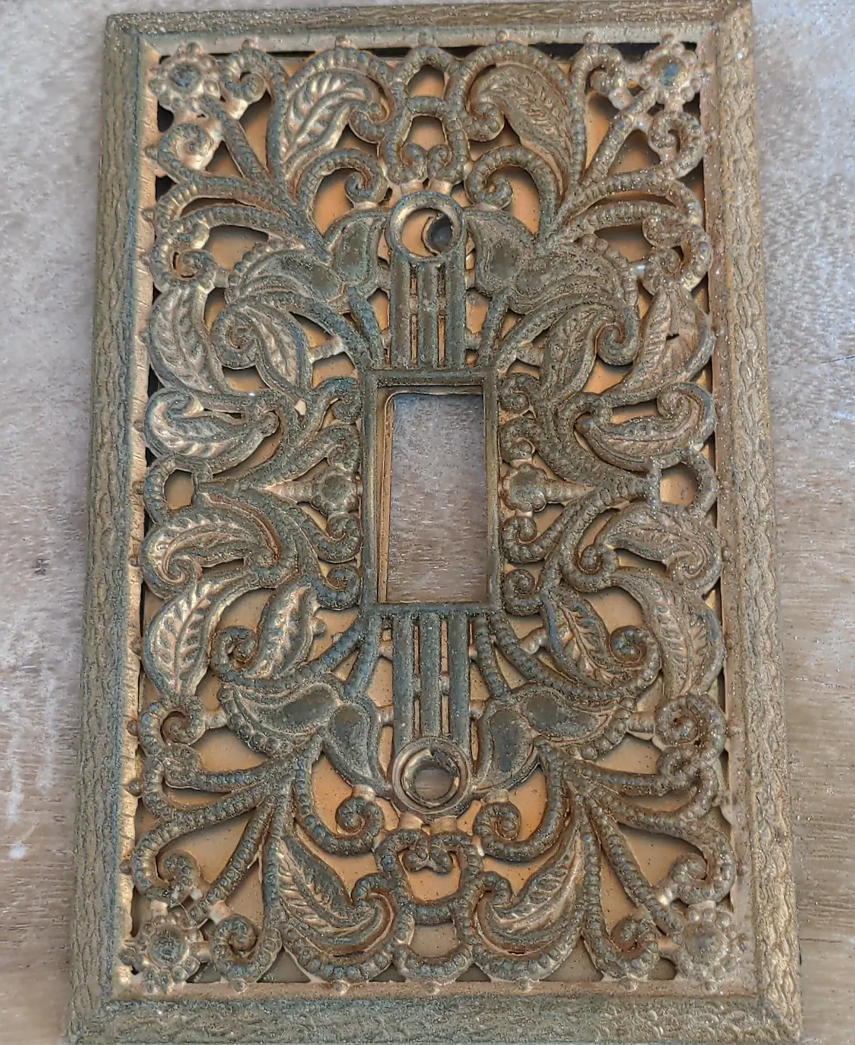 Filigree Metal Switch Cover 1