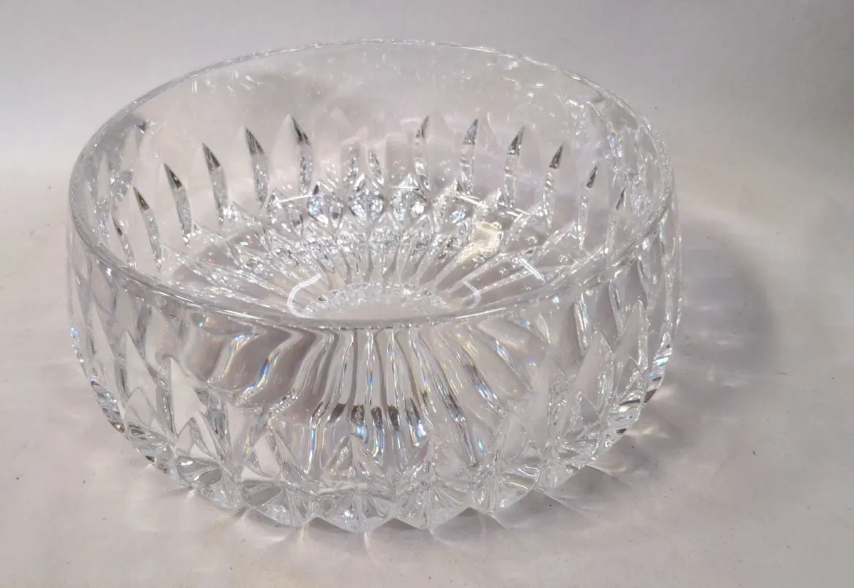 Low Crystal Fluted Bowl 1