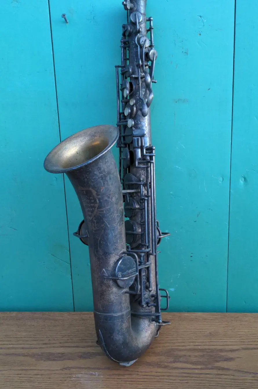 As Found Saxophone Missing Parts 1