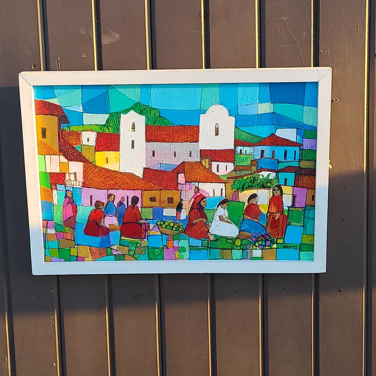 Painting Of The Pueblo By Maury 1985 1