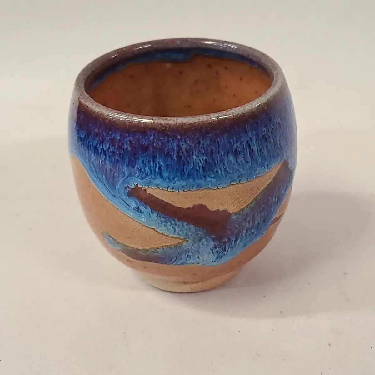 Small Whitefish Pottery With Blue 1