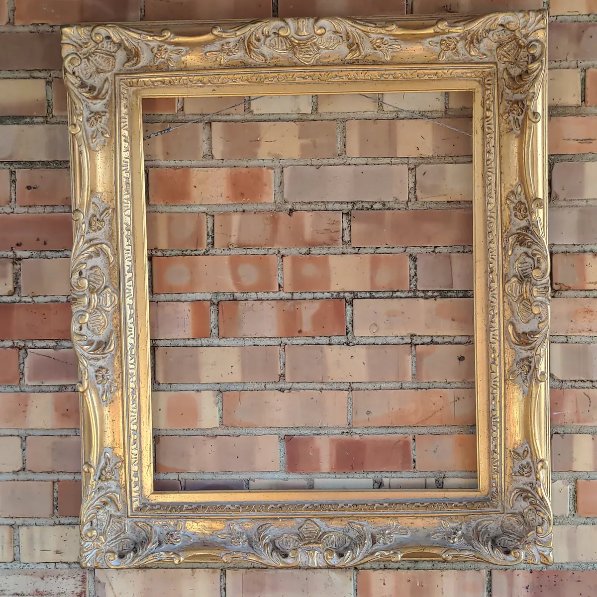 Large Wood And Composite Gold  Frame 1