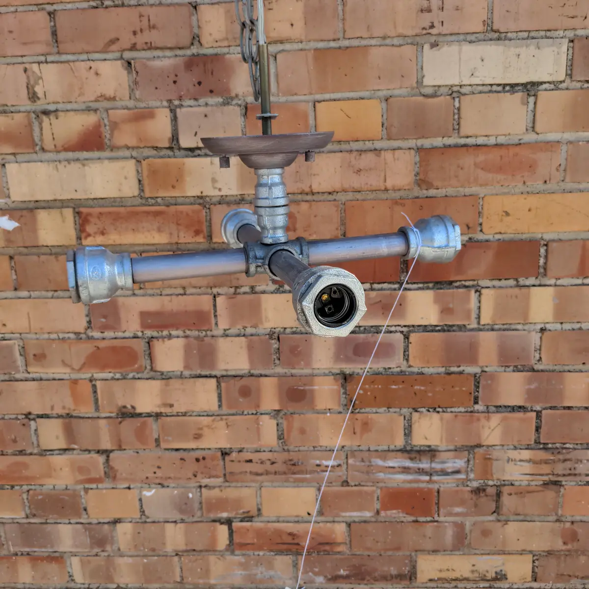 Industrial Style Pipe Lamp 1