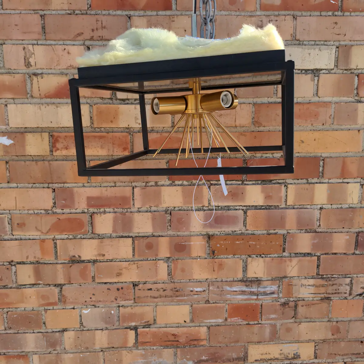 Modern Black And Gold Metal Star Lamp Ceiling Mount 1