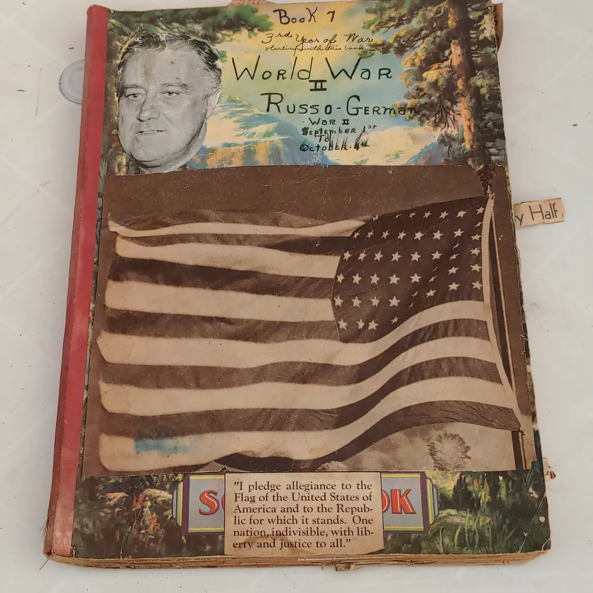 World War Ii Scrapbook  Russo German 1