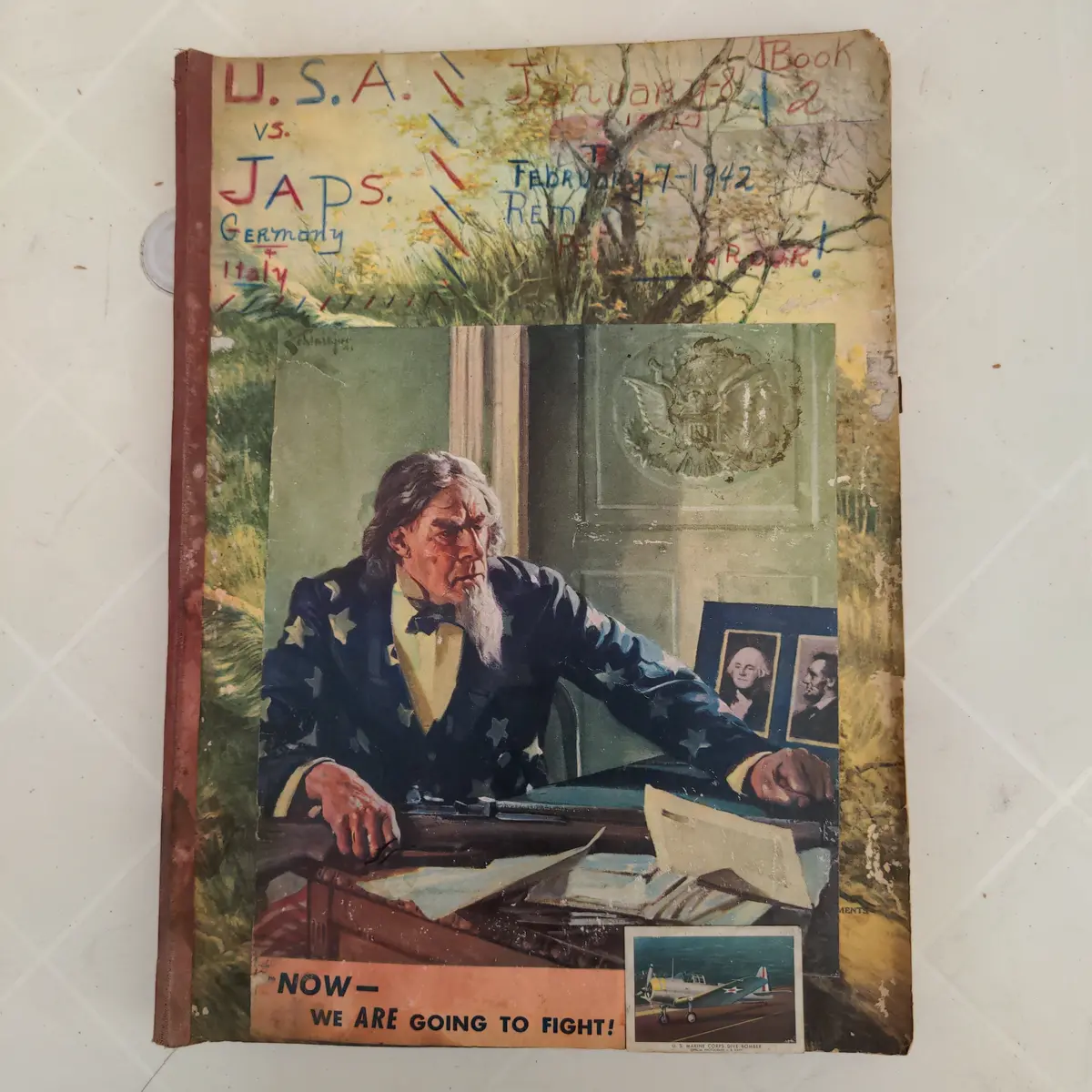 World War Ii Scrapbook Usa Versus Japs 1