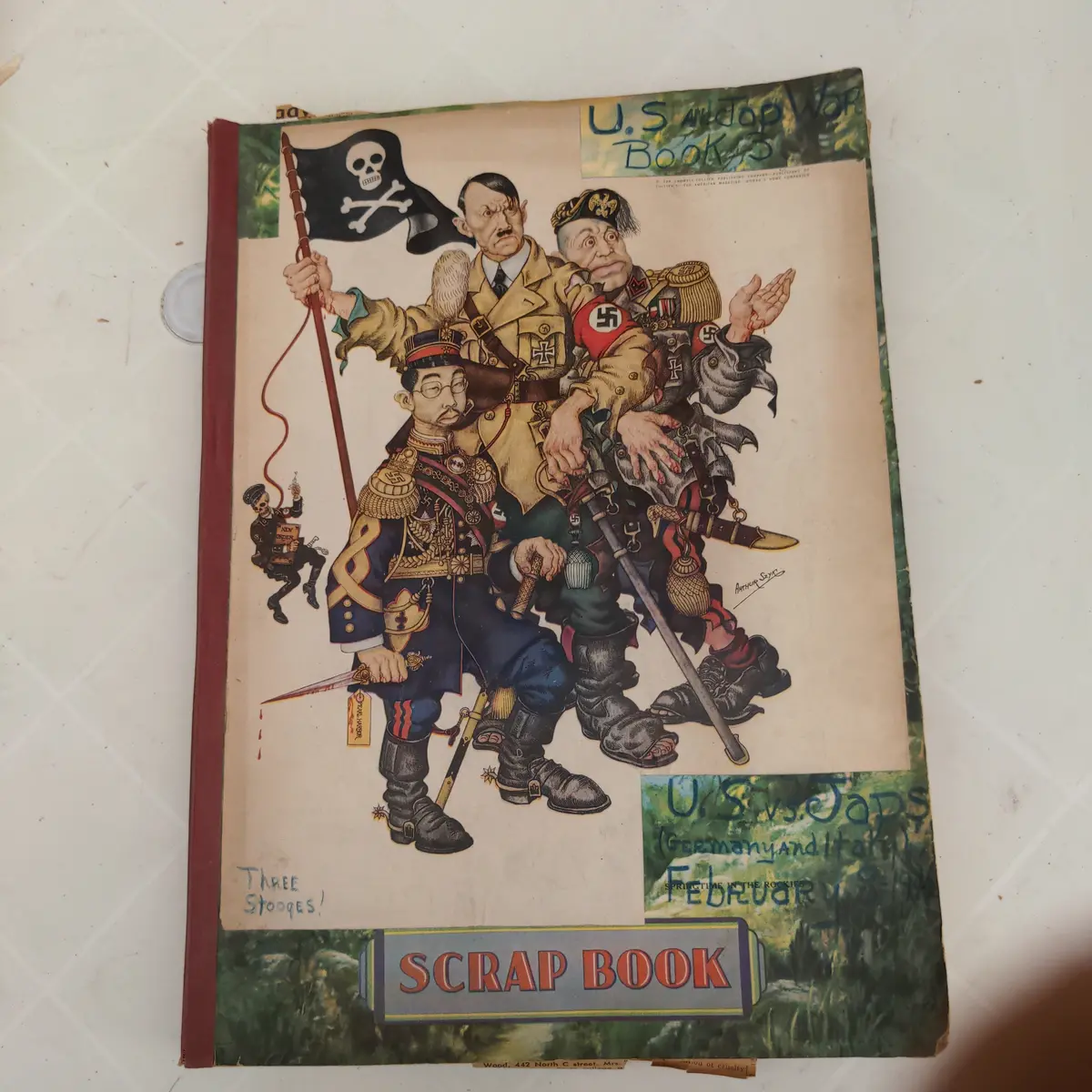 World War Ii Scrapbook Three Stooges 1