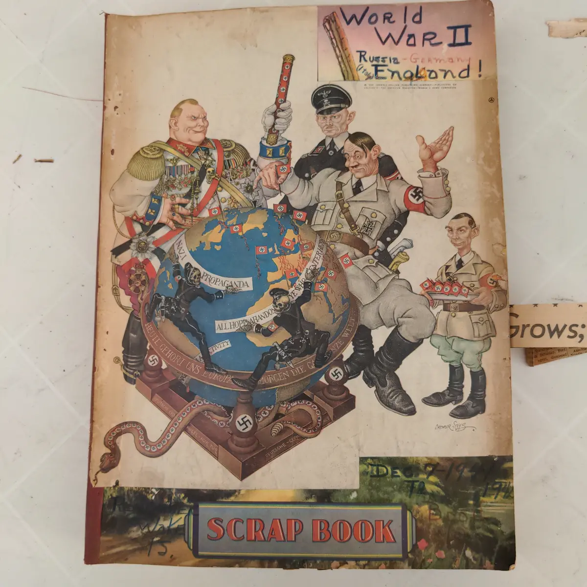 World War Ii Scrapbook Russia And England 1