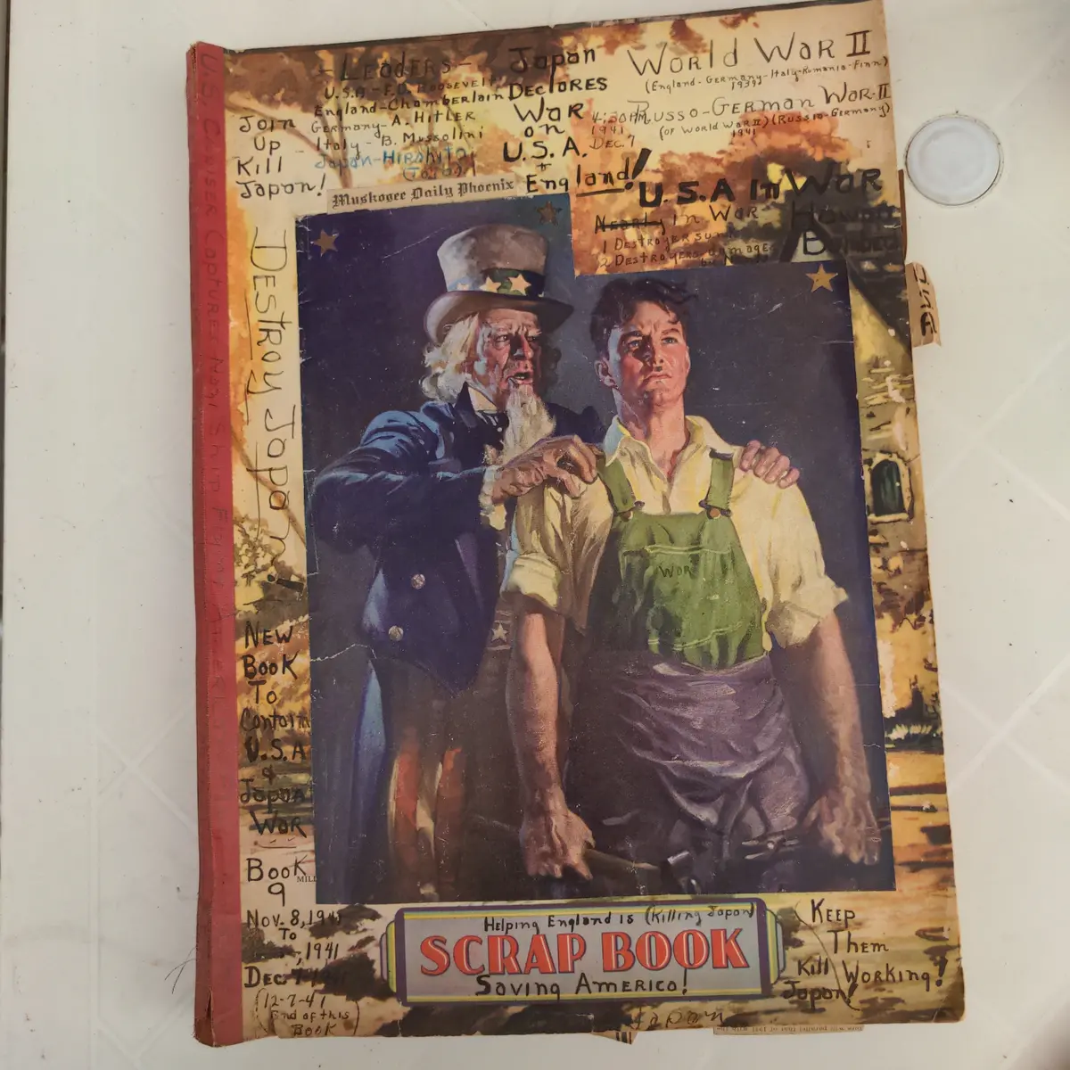World War Ii Scrapbook Saving America 1