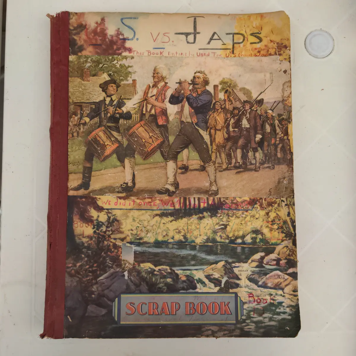 World War Ii Scrapbook We Did It Once We'll Do It Again. 1