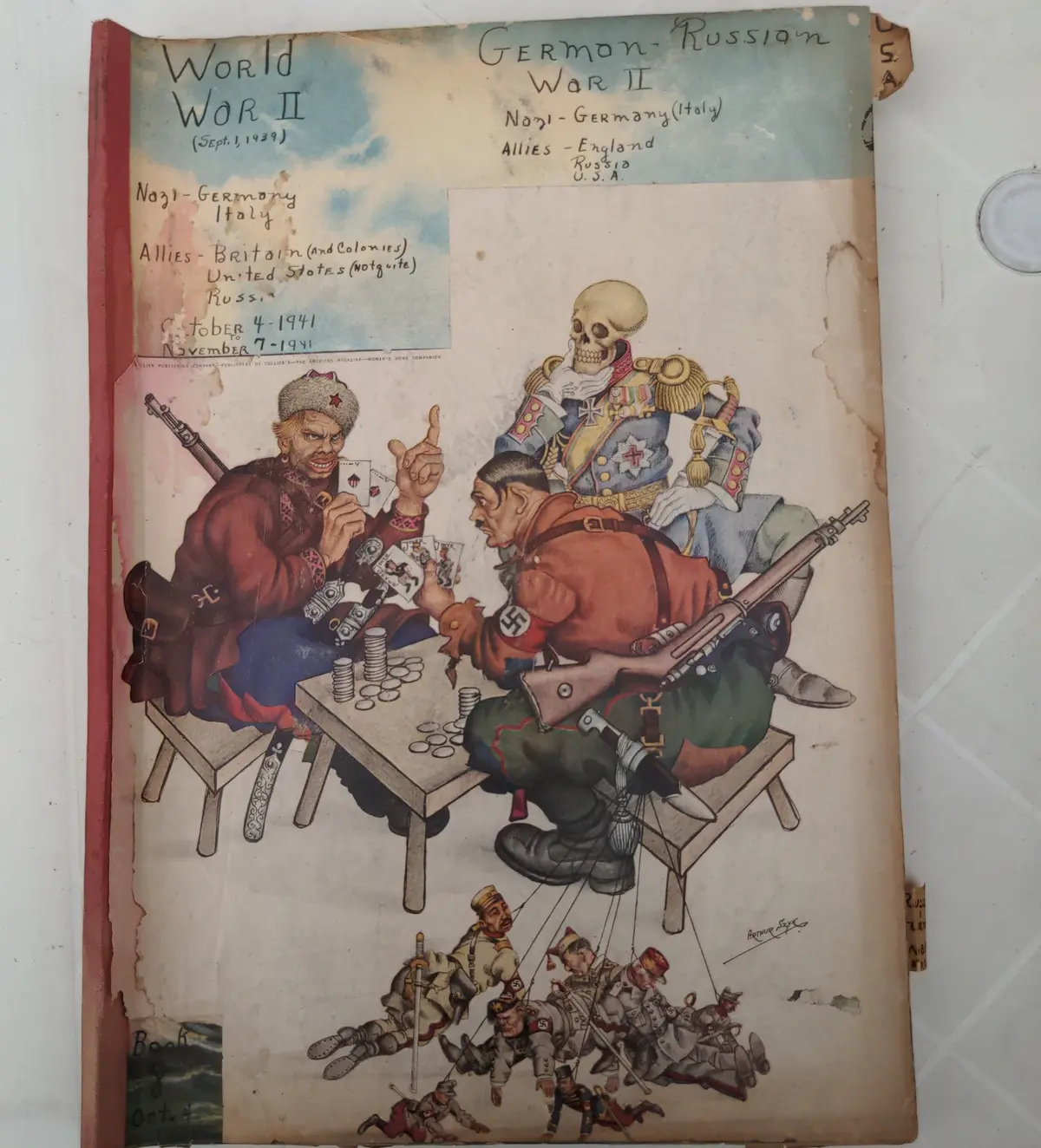 World War Ii Scrapbook German Russian War 1