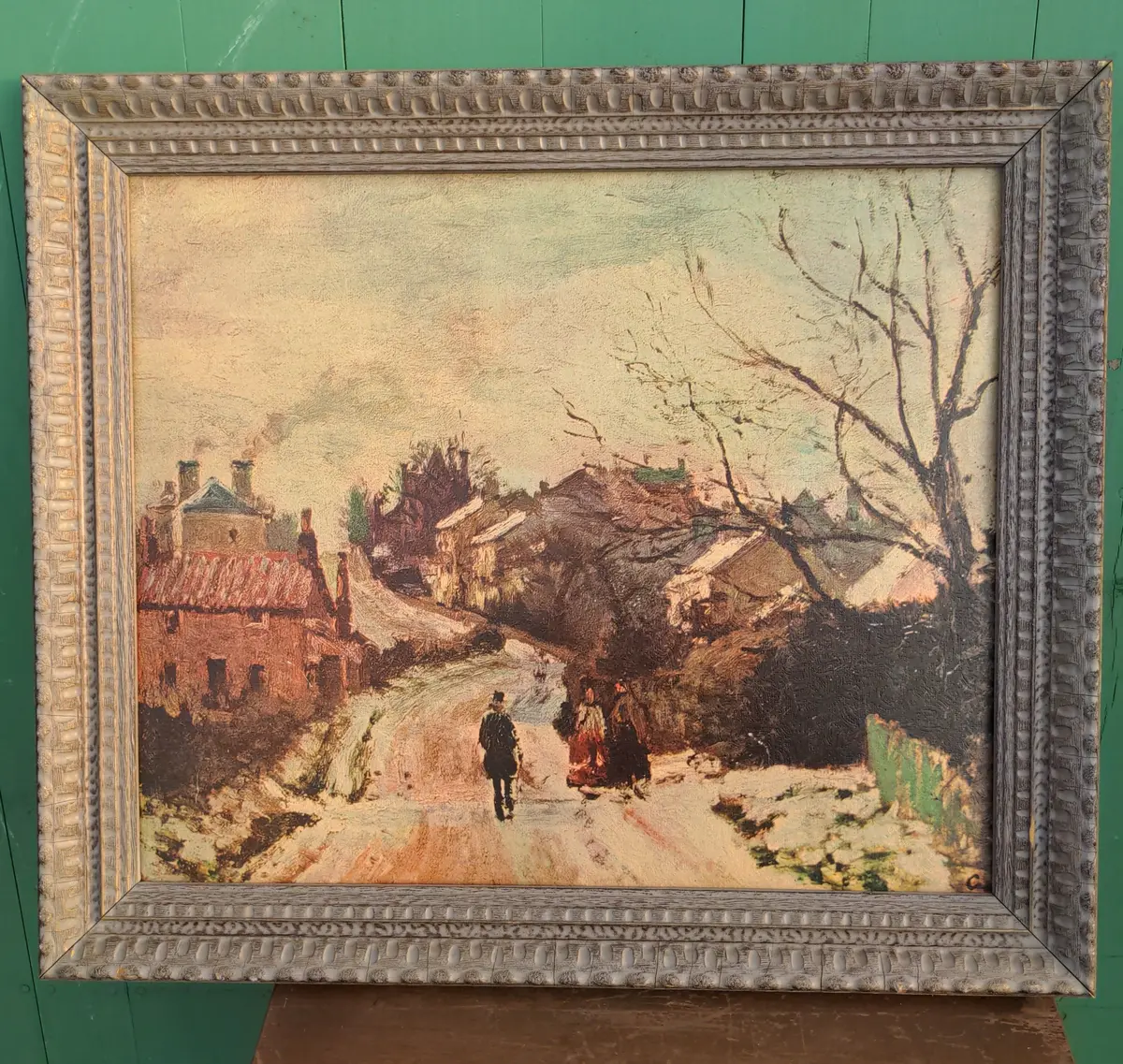 Impressionist Print In Rustic Frame 1