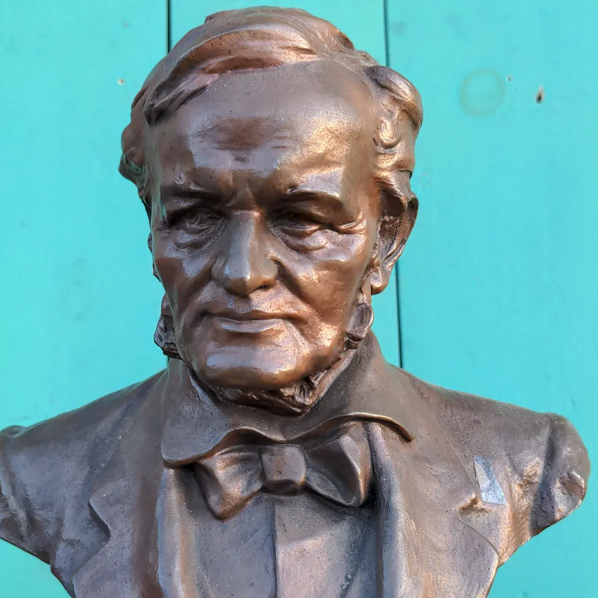 Antique Bronze Bust Of Wagner 1