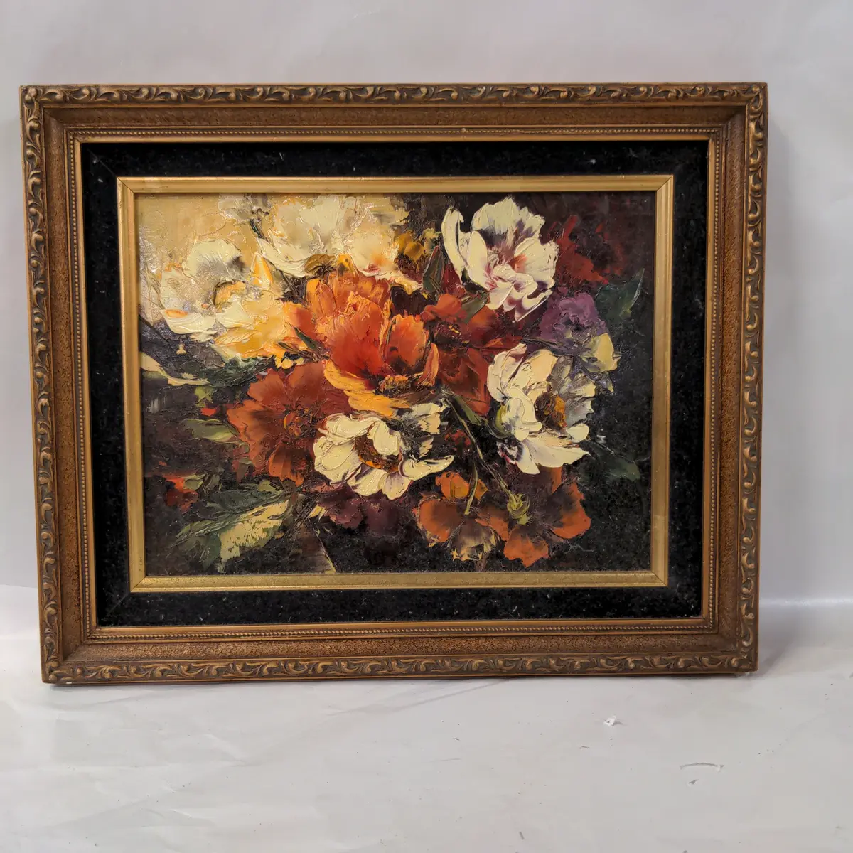 Small Floral Impasto Painting 1