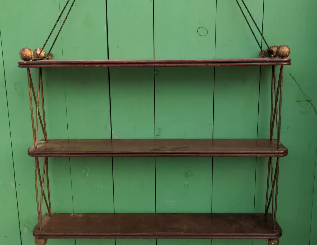 Regency Mahogany Wall Shelf 1