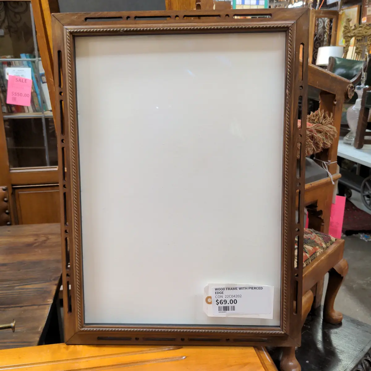 Wood Frame With Pierced Edge 1