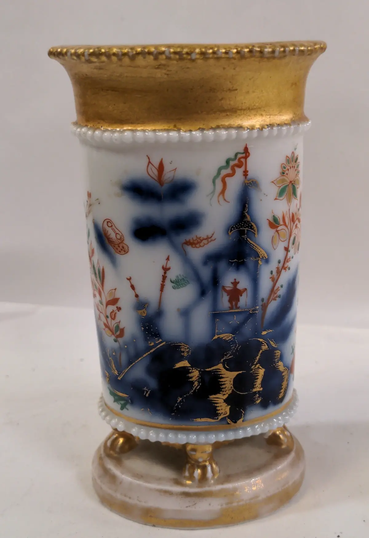 Antique French Porcelain Flower Pot 1