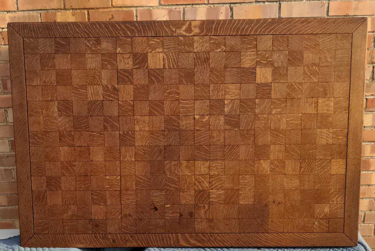 Oak Parquet Table Top 1