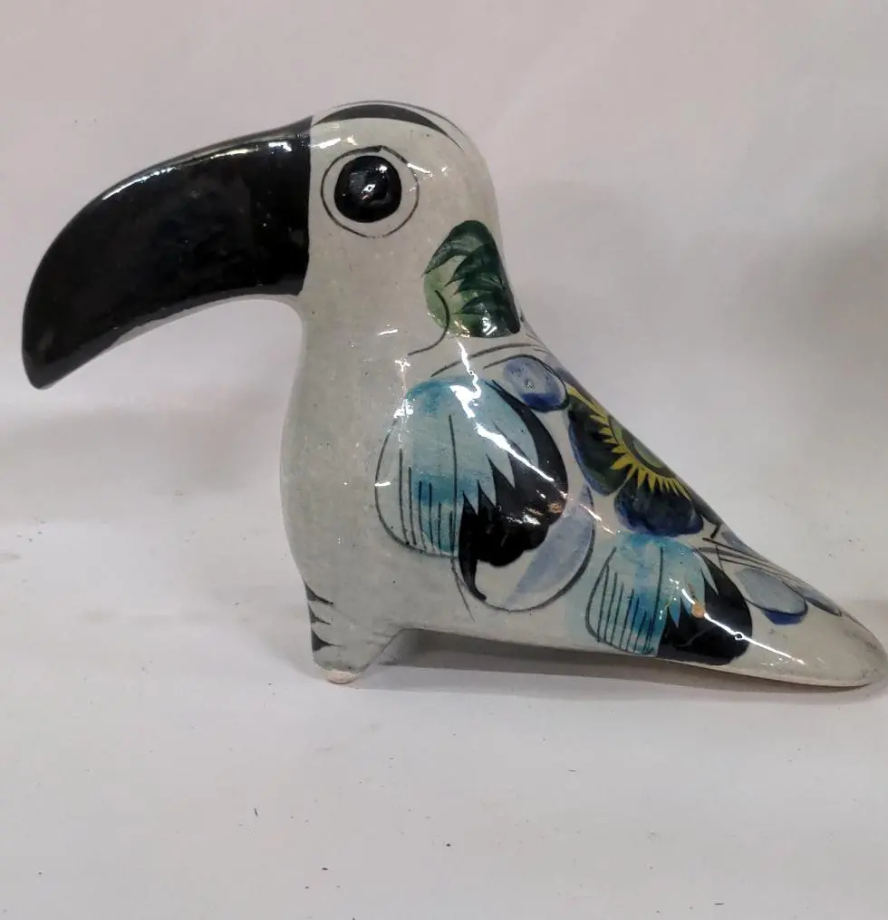 Small Pottery Toucan - Made In Mexico 1