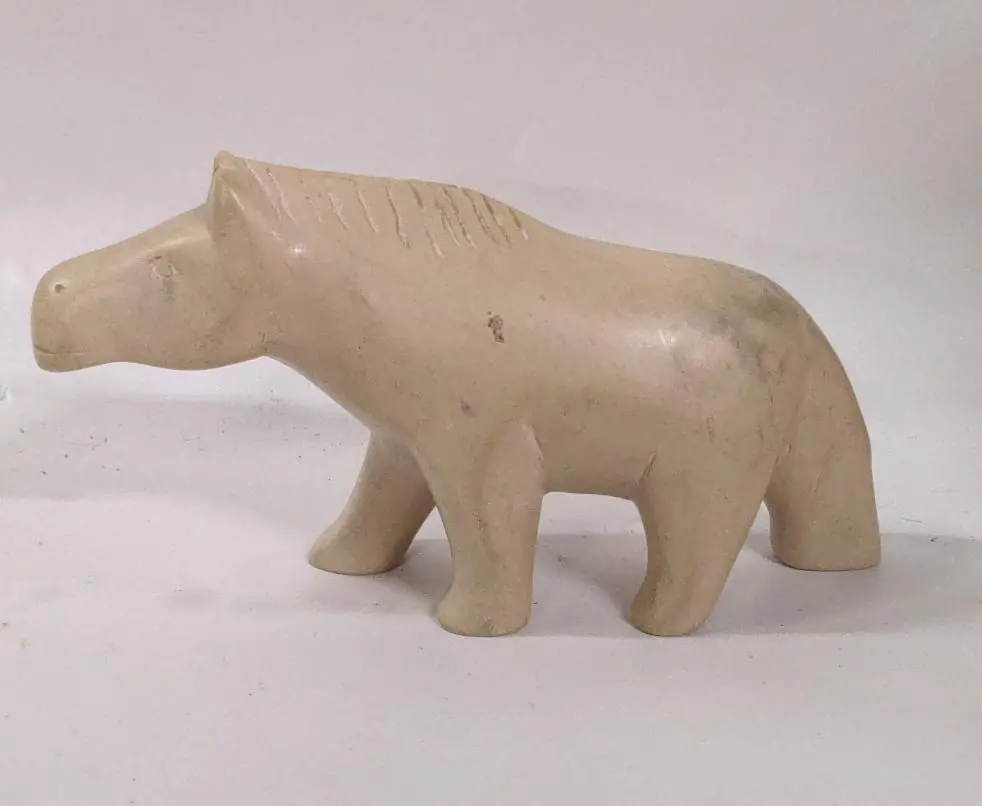 Carved Stone Rhino-Made In Kenya 1