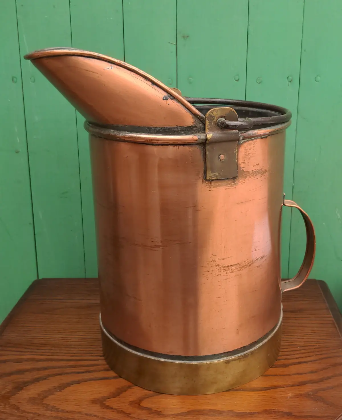 Large European Copper Milk Vessel 1