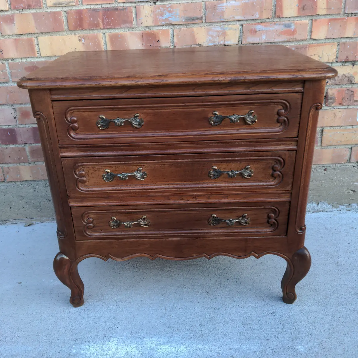 Small French Regence Oak Chest 1