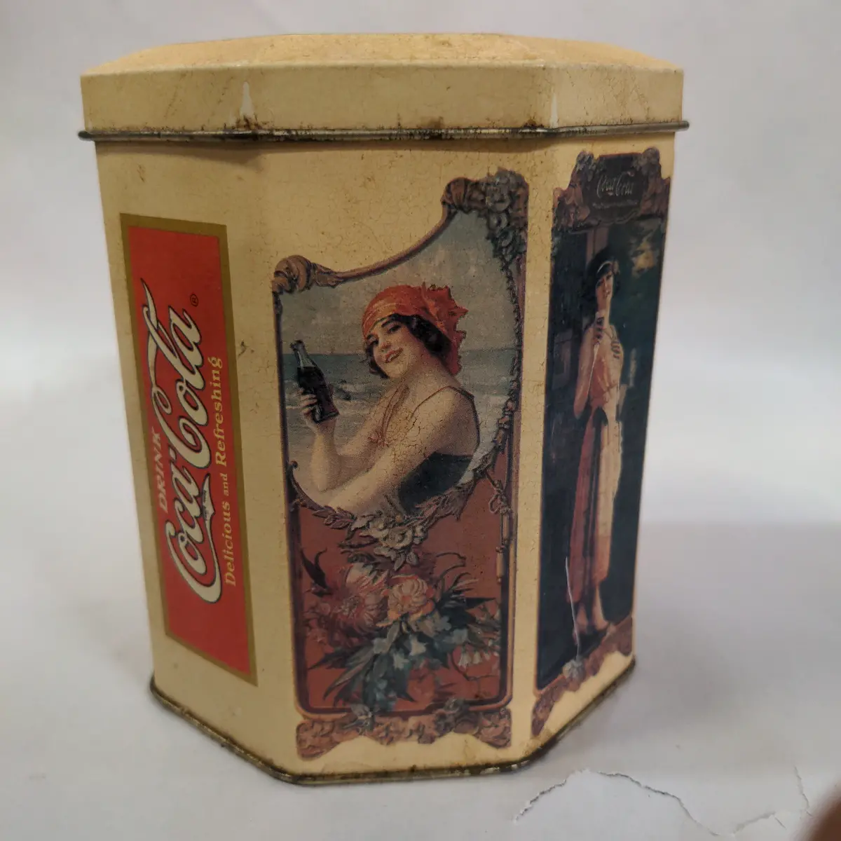 Small Coca-Cola Advertising Tin 1
