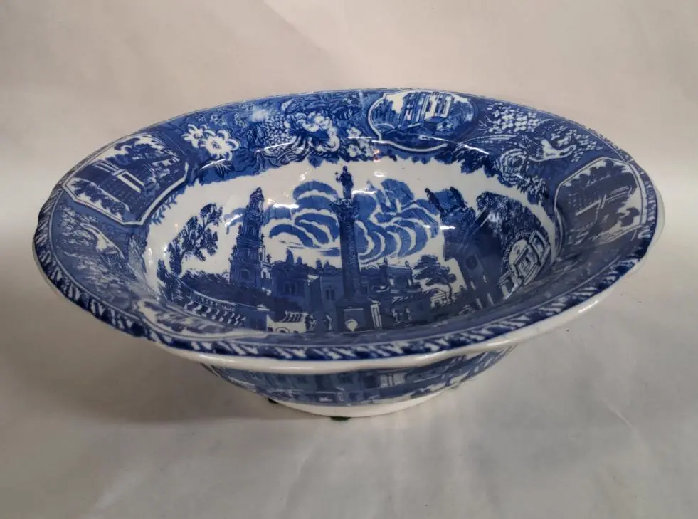 Vintage Blue & White Victoria Ware Bowl 1