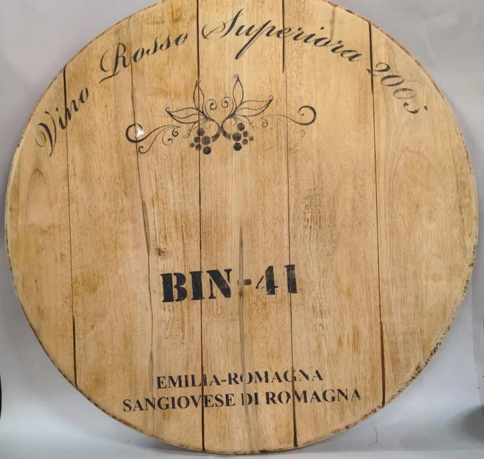 Wine Barrel Top Lazy Susan 1