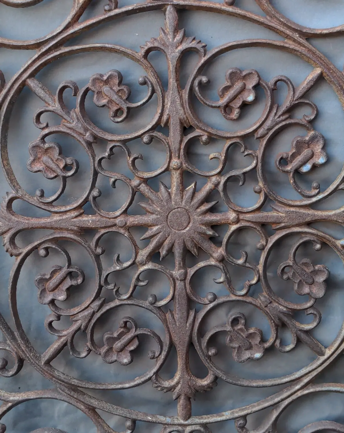 Cast Iron Scroll Work Panel 1