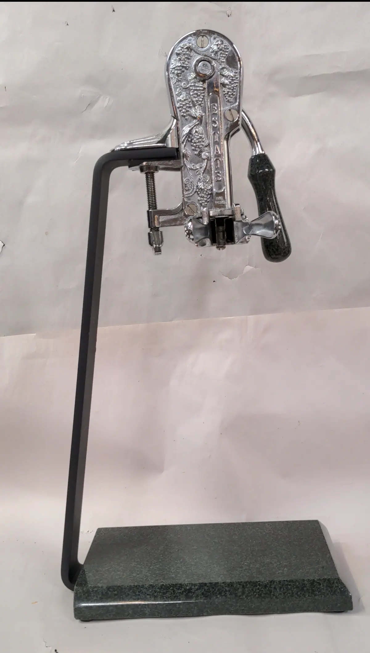 Estate Silver Plate Cork Puller 1