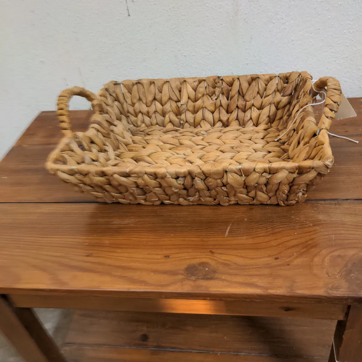 Small Woven Rectangular Basket 1
