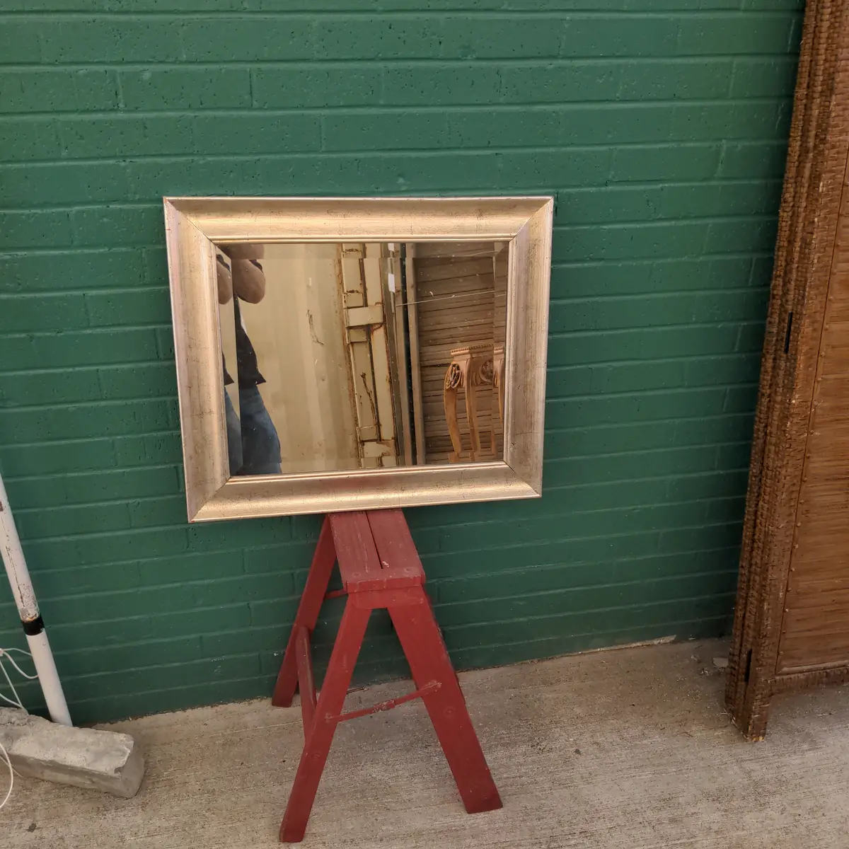 Silverleaf Rectangular Framed Beveled Mirror 1