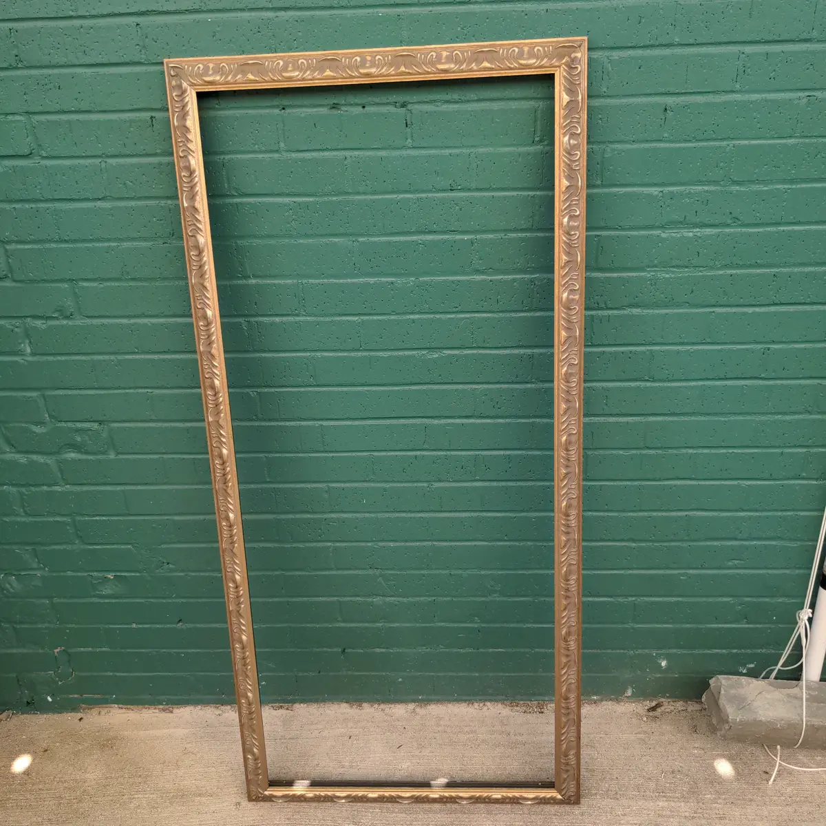 Carved Silver And Gold Vertical Frame 1