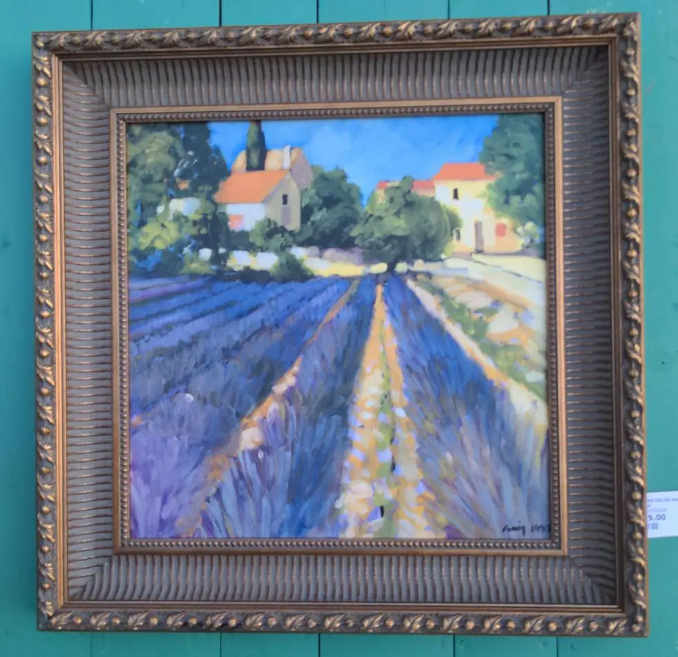 Vineyard Giclee Painting Not Old 1