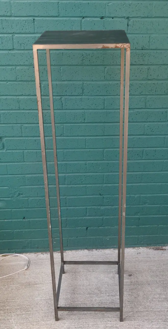 Tall Steel Thin Leg Pedestal 1