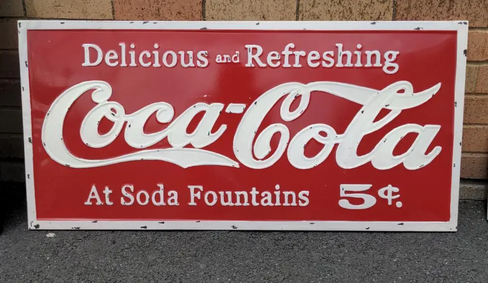 Coke Sign Not Old 1