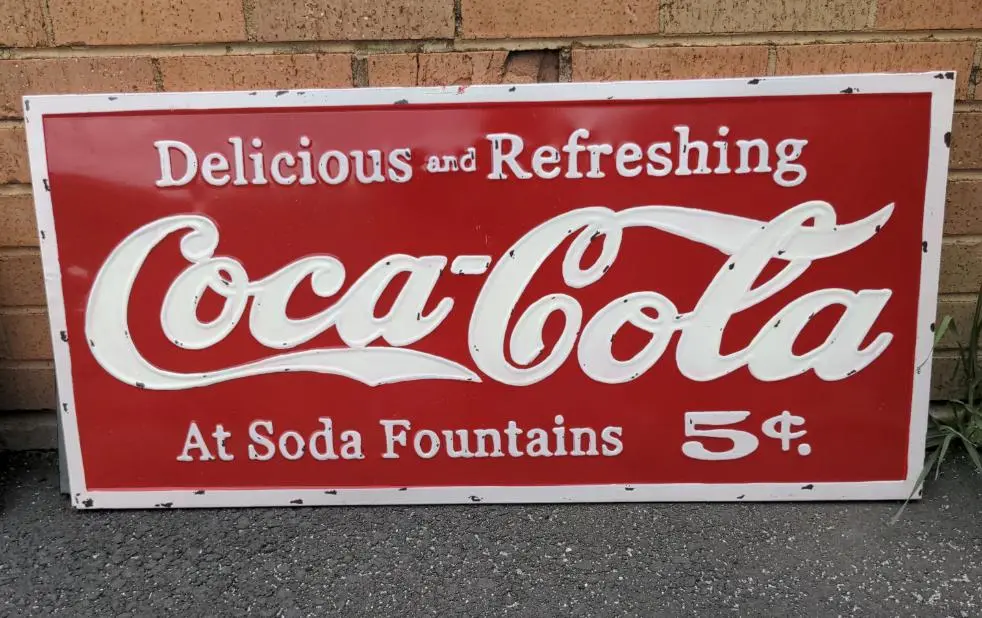 Coke Sign Not Old 1
