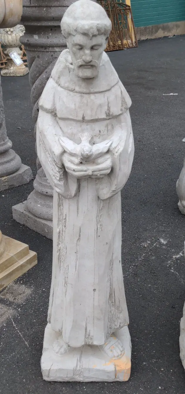 Concrete Statue Of St Francis 1