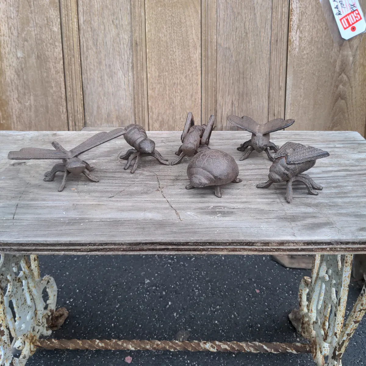 Set Of Six Iron Bugs 1