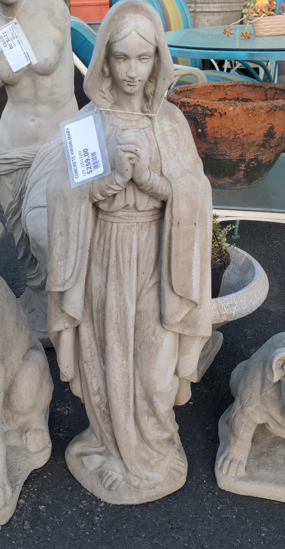 Concrete Virgin Mary 1