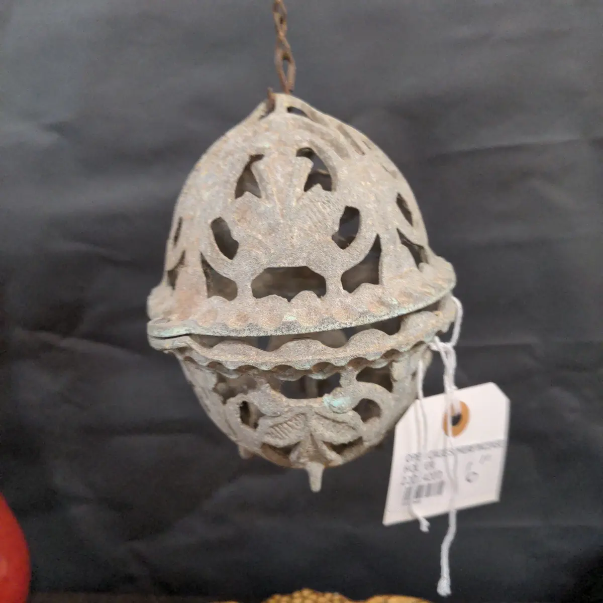Open Cage Sphere Incense Holder 1