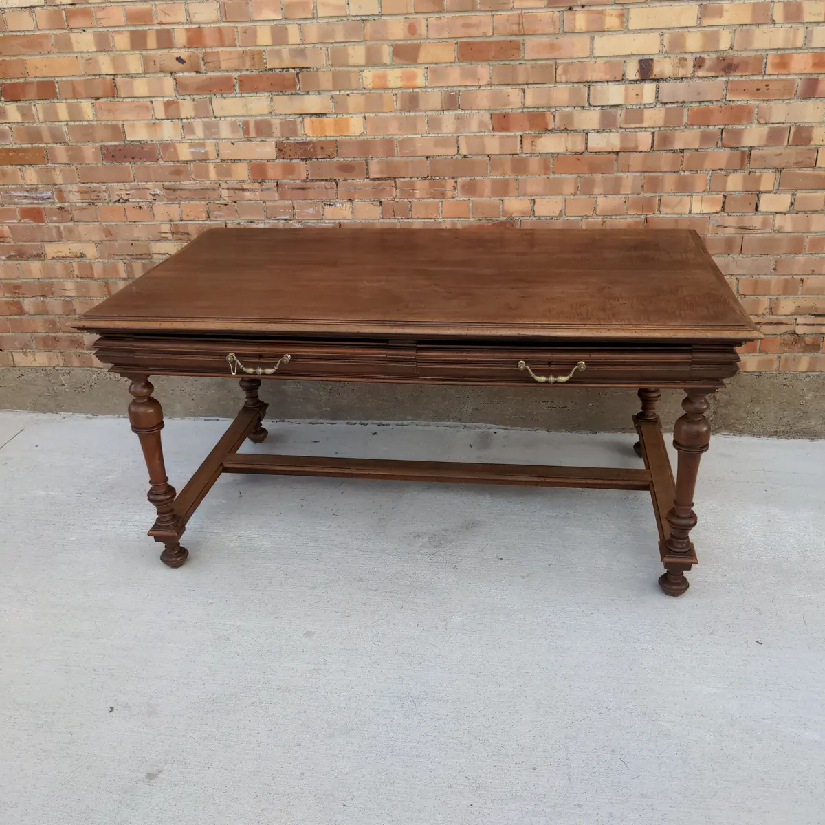 Henri Ii Walnut Writing Table 1