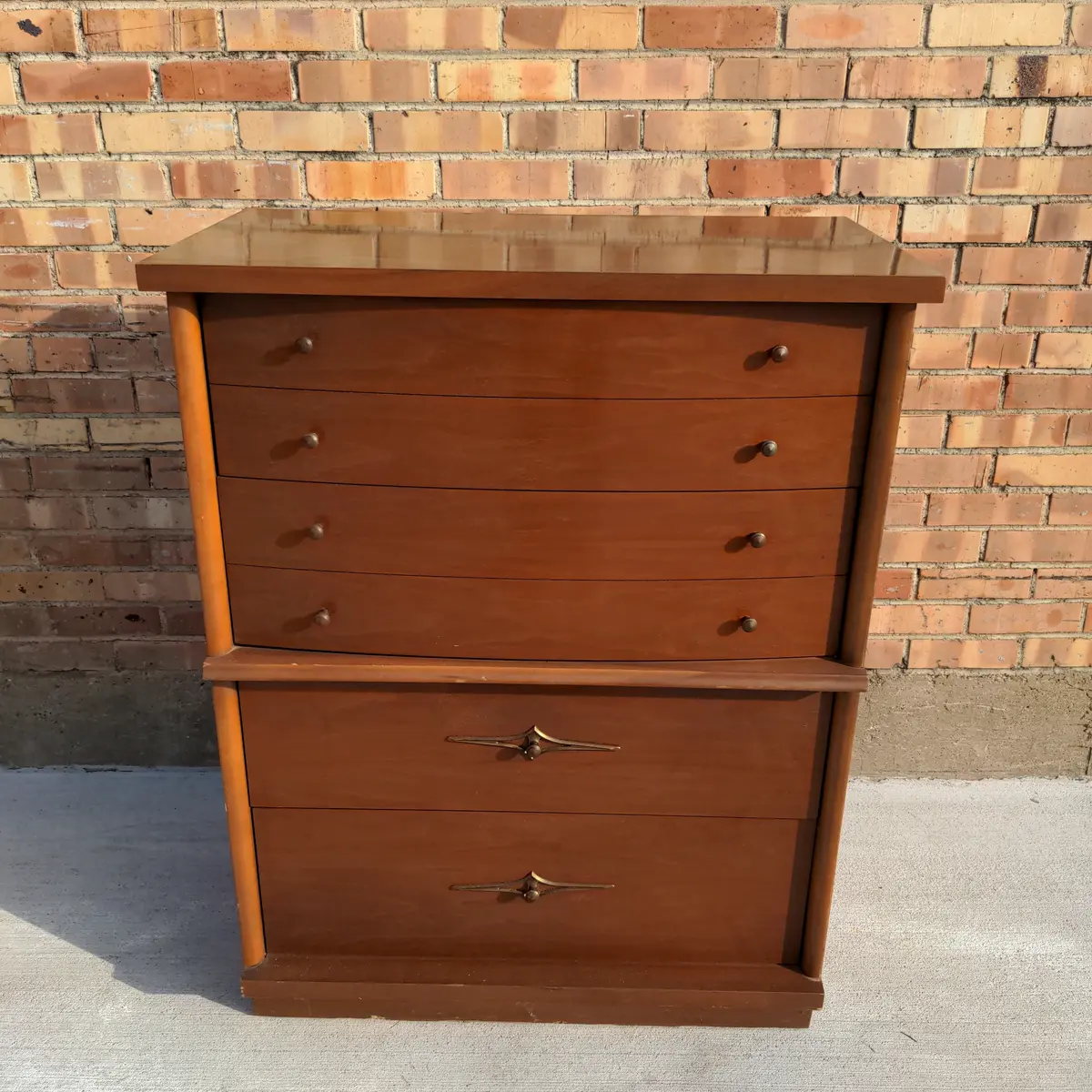 Mid-Century Mahogany Chest 1