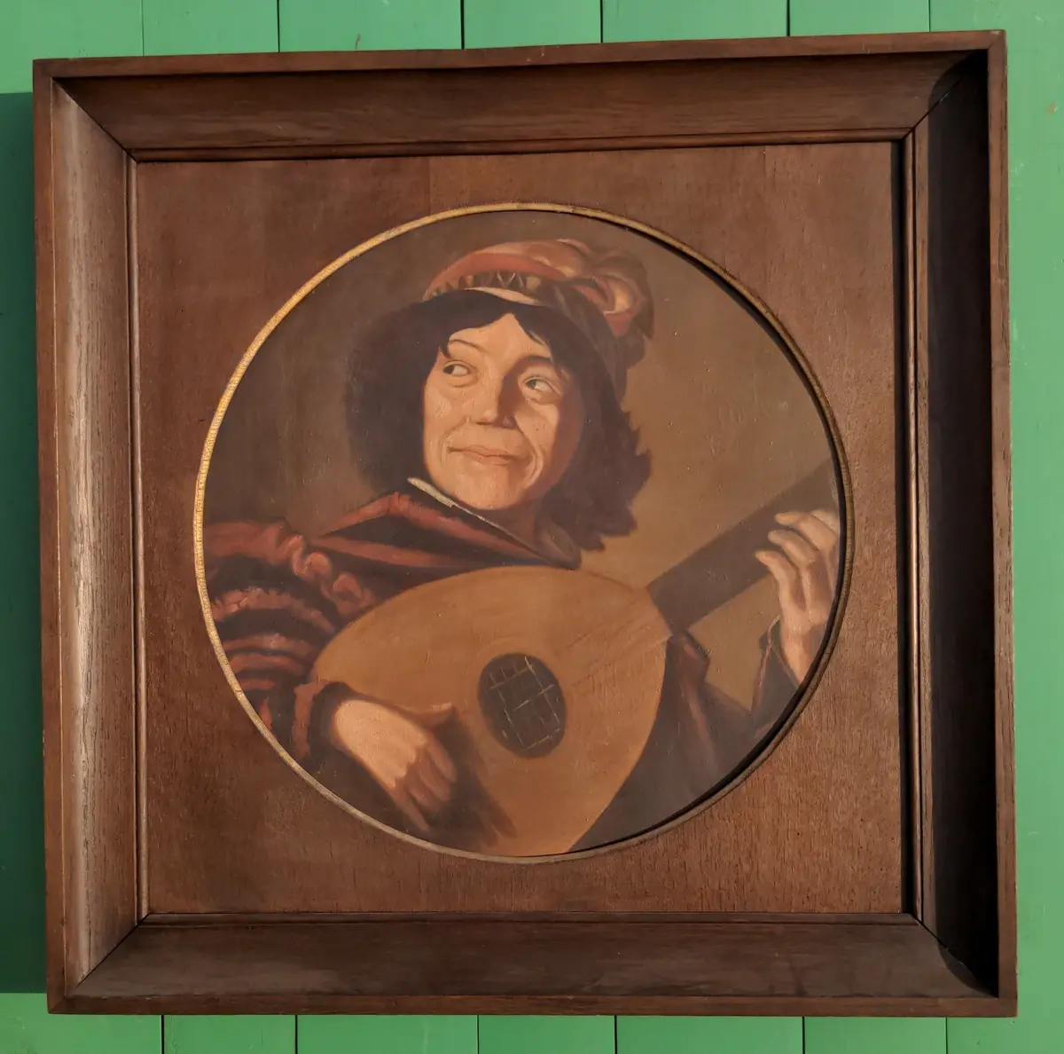 Oil Painting  Of A Bard 1