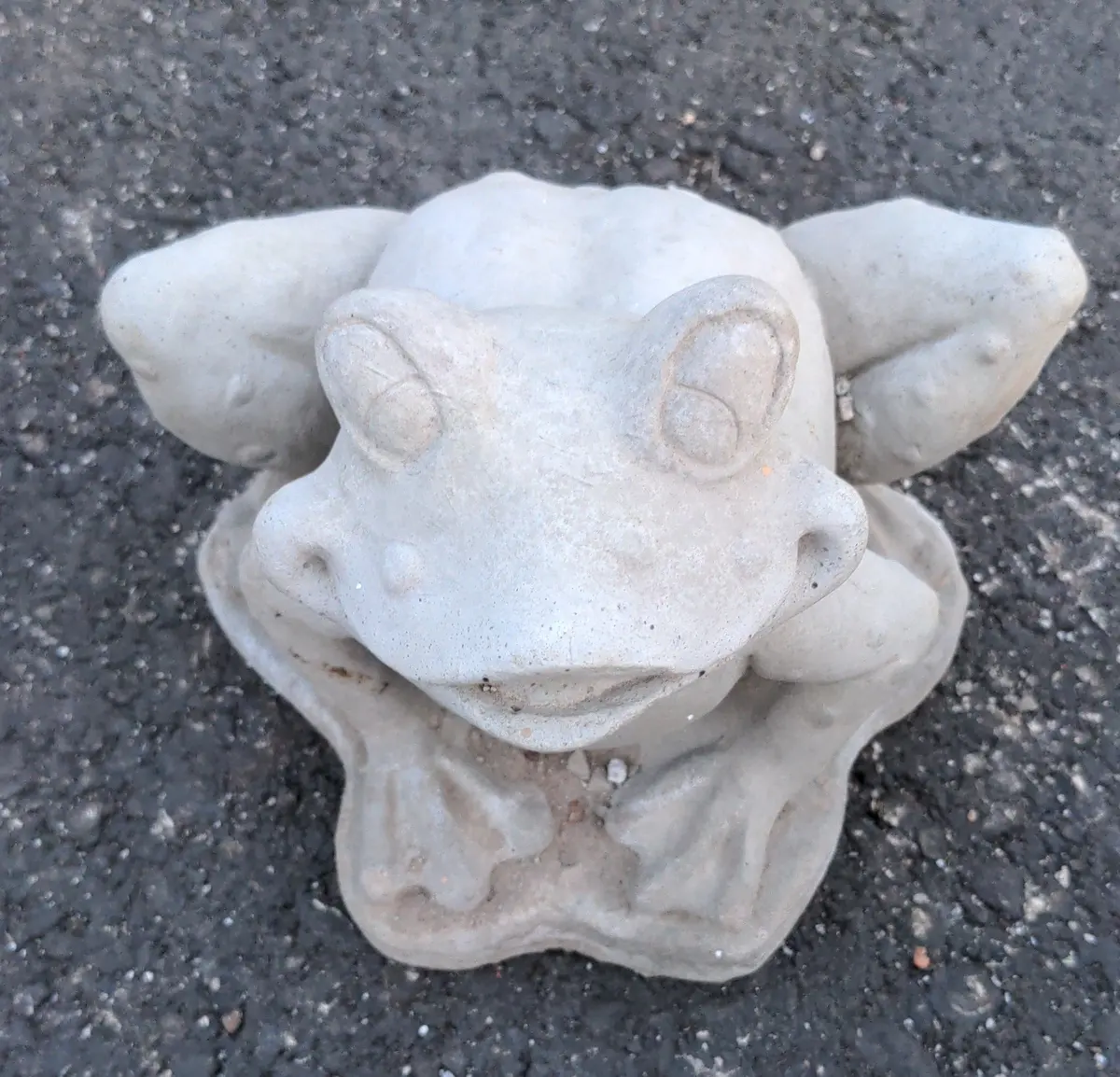 Small Concrete Frog 1