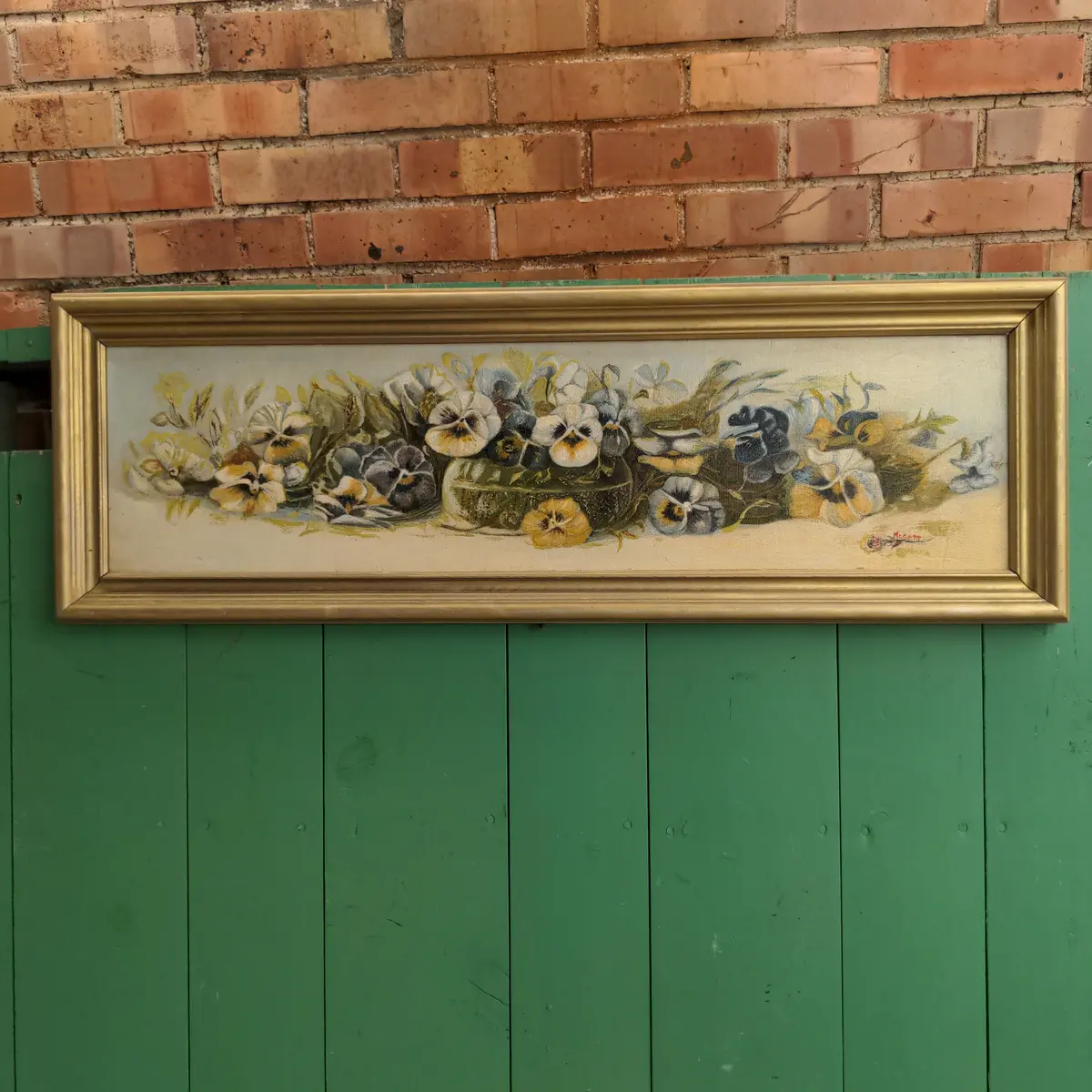Horizontal Floral Still Life Oil Painting 1