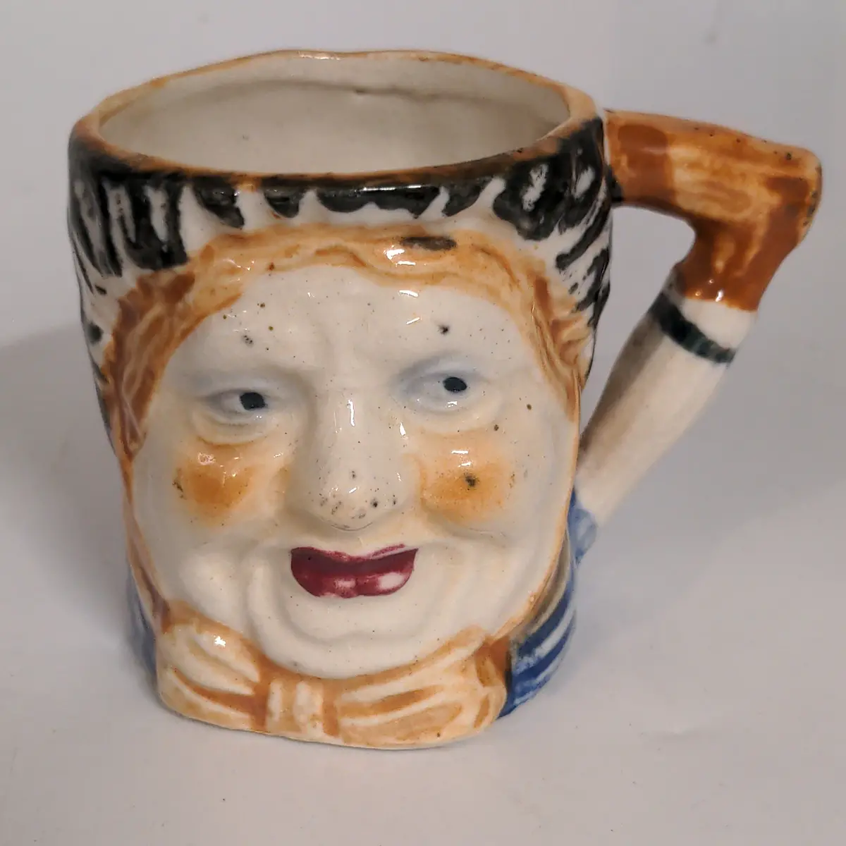 Small Old Lady Toby Mug Made In Occupied Japan 1
