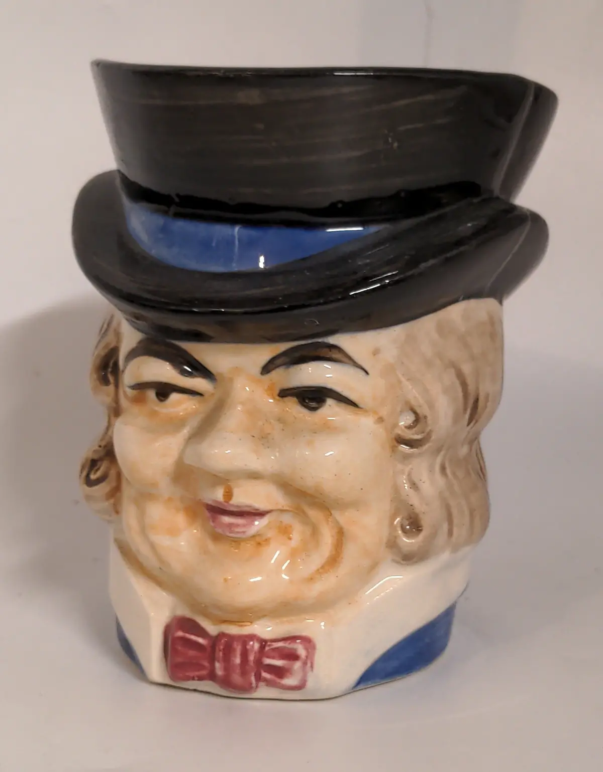 Gentleman And Black Top Hat Toby Mug Made In Japan 1